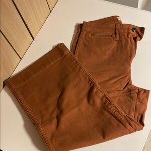 Emmett Wide-Leg Crop Pants / 26 / WARM COFFEE